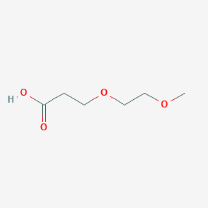 molecular formula C6H12O4 B1677424 3-(2-甲氧基乙氧基)丙酸 CAS No. 149577-05-9