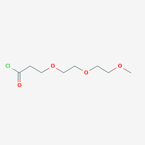 molecular formula C8H15ClO4 B1677428 m-PEG3-酰氯 CAS No. 66722-87-0