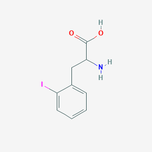 molecular formula C9H10INO2 B167743 2-氨基-3-(2-碘苯基)丙酸 CAS No. 1986-86-3