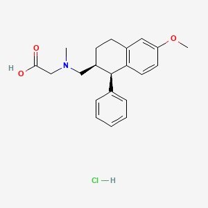 molecular formula C21H26ClNO3 B1677470 ORG-25935 hydrochloride CAS No. 949588-40-3