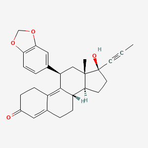 molecular formula C28H30O4 B1677478 Unii-17van37K4Y CAS No. 189035-07-2