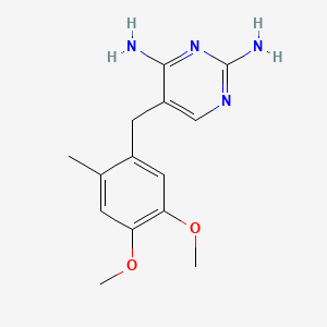 molecular formula C14H18N4O2 B1677490 Ormetoprim CAS No. 6981-18-6