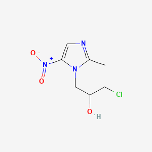 molecular formula C7H10ClN3O3 B1677491 Ornidazole CAS No. 16773-42-5
