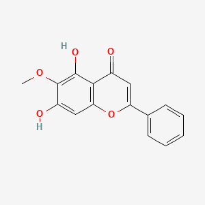 molecular formula C16H12O5 B1677497 Oroxylin A CAS No. 480-11-5