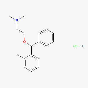 molecular formula C18H24ClNO B1677498 盐酸奥芬那林 CAS No. 341-69-5