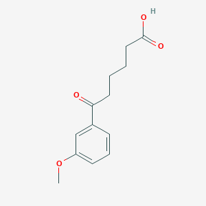 molecular formula C13H16O4 B167753 6-(3-甲氧基苯基)-6-氧代己酸 CAS No. 1884-40-8