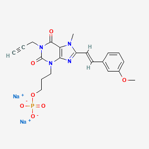 molecular formula C21H21N4Na2O7P B1677555 MSX-3 水合物 CAS No. 261717-23-1