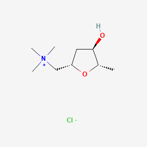 molecular formula C9H20ClNO2 B1677578 毛果芸香碱氯化物 CAS No. 2303-35-7
