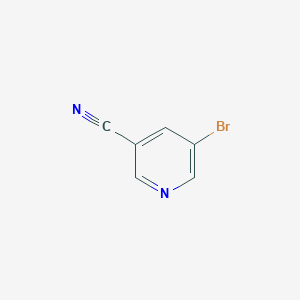 molecular formula C6H3BrN2 B016776 5-溴烟腈 CAS No. 35590-37-5