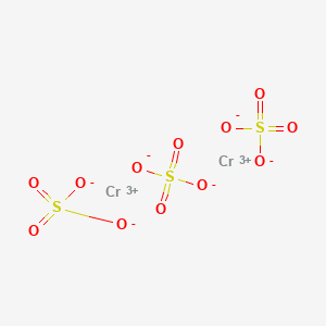 molecular formula Cr2(SO4)3<br>Cr2O12S3 B167760 硫酸铬 CAS No. 10101-53-8