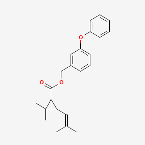 molecular formula C23H26O3 B1677640 苯醚菊酯 CAS No. 26002-80-2