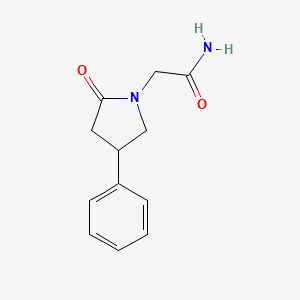 molecular formula C12H14N2O2 B1677641 方图西坦 CAS No. 77472-70-9