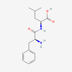 molecular formula C15H22N2O3 B1677657 Phenylalanylleucine CAS No. 3303-55-7