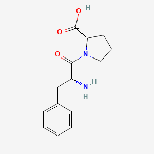 molecular formula C14H18N2O3 B1677659 d-Phenylalanyl-l-proline CAS No. 51926-52-4