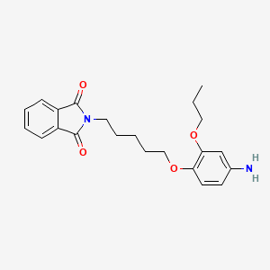 Phthalimide, N-(5-(4-amino-2-propoxyphenoxy)pentyl)-