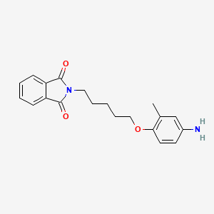 Phthalimide, N-(5-(4-amino-o-tolyloxy)pentyl)-