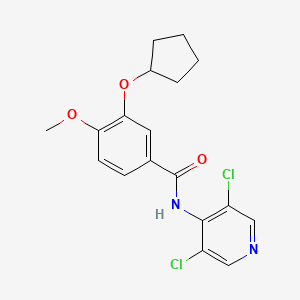 molecular formula C18H18Cl2N2O3 B1677781 Piclamilast CAS No. 144035-83-6