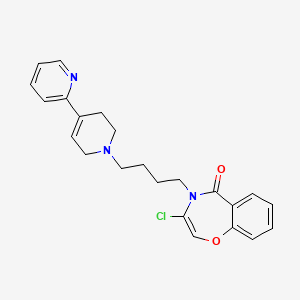 molecular formula C23H24ClN3O2 B1677785 Piclozotan CAS No. 182415-09-4