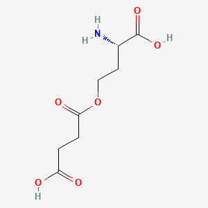 molecular formula C8H13NO6 B1677799 O-琥珀酰基-L-高丝氨酸 CAS No. 1492-23-5