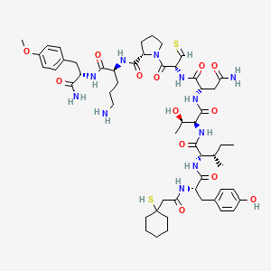 molecular formula C54H79N11O13S2 B1677803 Ota-vasotocin CAS No. 114056-26-7