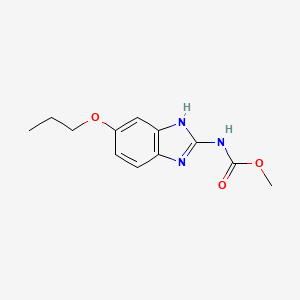 molecular formula C12H15N3O3 B1677860 奥昔苯达唑 CAS No. 20559-55-1