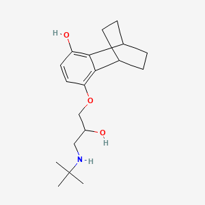 molecular formula C19H29NO3 B1677898 Nafetolol CAS No. 42050-23-7