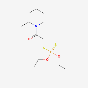 molecular formula C14H28NO3PS2 B1677943 哌啶磷酸酯 CAS No. 24151-93-7