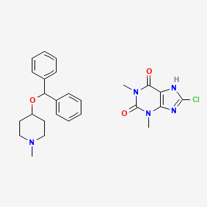 molecular formula C26H30ClN5O3 B1677951 哌普林海德林酸 CAS No. 606-90-6
