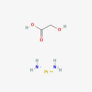 molecular formula C2H10N2O3Pt+2 B1678008 Nedaplatin CAS No. 95734-82-0