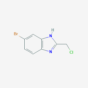 molecular formula C8H6BrClN2 B167801 5-溴-2-氯甲基-1H-苯并咪唑 CAS No. 1740-88-1