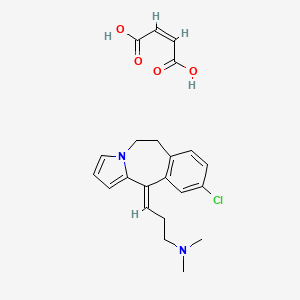molecular formula C22H25ClN2O4 B1678016 Nelezaprine maleate CAS No. 107407-62-5