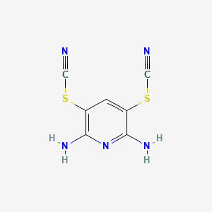 B1678029 3,5-Dithiocyanatopyridine-2,6-diamine CAS No. 2645-32-1