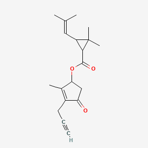 molecular formula C19H24O3 B1678036 Praletrina CAS No. 23031-36-9