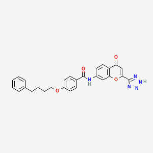 molecular formula C27H23N5O4 B1678047 普兰鲁卡司特 CAS No. 103177-37-3