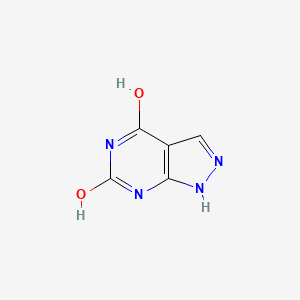 molecular formula C5H4N4O2 B1678055 奥昔嘌呤醇 CAS No. 2465-59-0