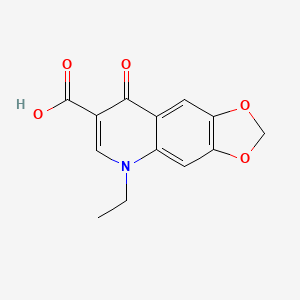 molecular formula C13H11NO5 B1678063 氧氟沙星 CAS No. 14698-29-4