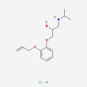 molecular formula C15H24ClNO3 B1678069 盐酸奥昔布洛尔 CAS No. 6452-73-9