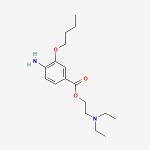 molecular formula C17H28N2O3 B1678074 奥布替卡因 CAS No. 99-43-4