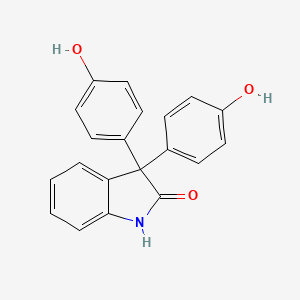 molecular formula C20H15NO3 B1678120 Oxyphenisatine CAS No. 125-13-3