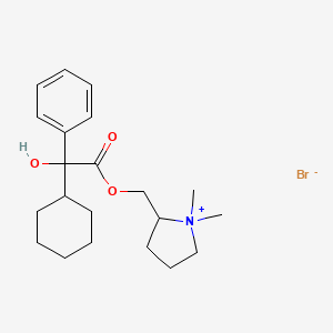 B1678123 Oxypyrronium bromide CAS No. 561-43-3