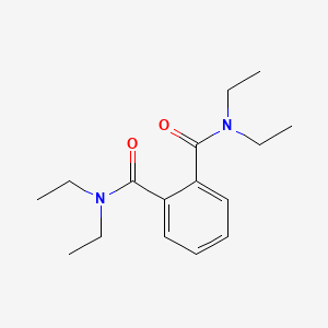molecular formula C16H24N2O2 B1678179 N,N,N',N'-Tetraethylphthalamide CAS No. 83-81-8