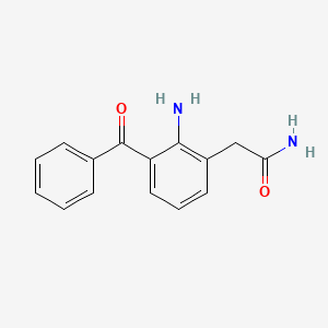 molecular formula C15H14N2O2 B1678188 尼帕芬酸 CAS No. 78281-72-8