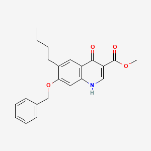 molecular formula C22H23NO4 B1678197 Nequinate CAS No. 13997-19-8