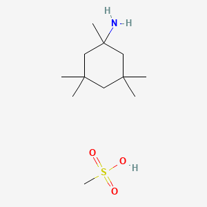 molecular formula C12H27NO3S B1678198 Neramexane mesylate CAS No. 457068-92-7