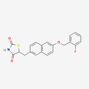 molecular formula C21H16FNO3S B1678216 Netoglitazone CAS No. 161600-01-7