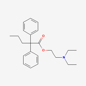 molecular formula C23H31NO2 B1678237 普拉地芬 CAS No. 302-33-0