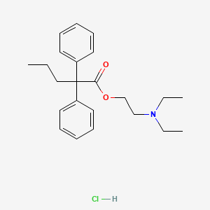 molecular formula C23H32ClNO2 B1678238 盐酸普拉地芬 CAS No. 62-68-0