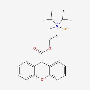 molecular formula C23H30NO3.Br<br>C23H30BrNO3 B1678259 Propantheline bromide CAS No. 50-34-0