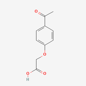 molecular formula C10H10O4 B1678269 4-乙酰苯氧基乙酸 CAS No. 1878-81-5