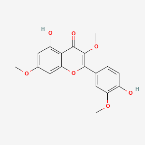 molecular formula C18H16O7 B1678273 厚叶豆酚 CAS No. 33708-72-4